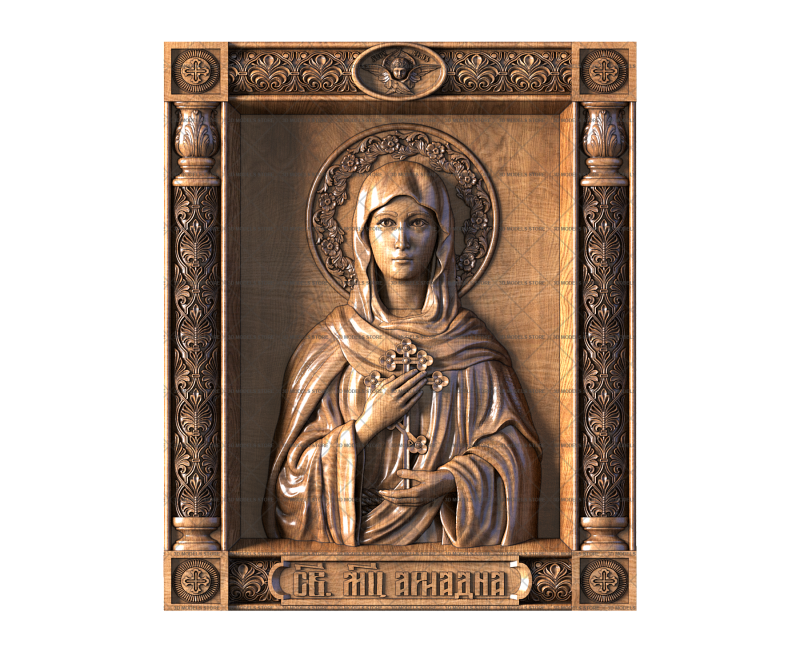 Holy Martyr Ariadne, 3d models (stl)