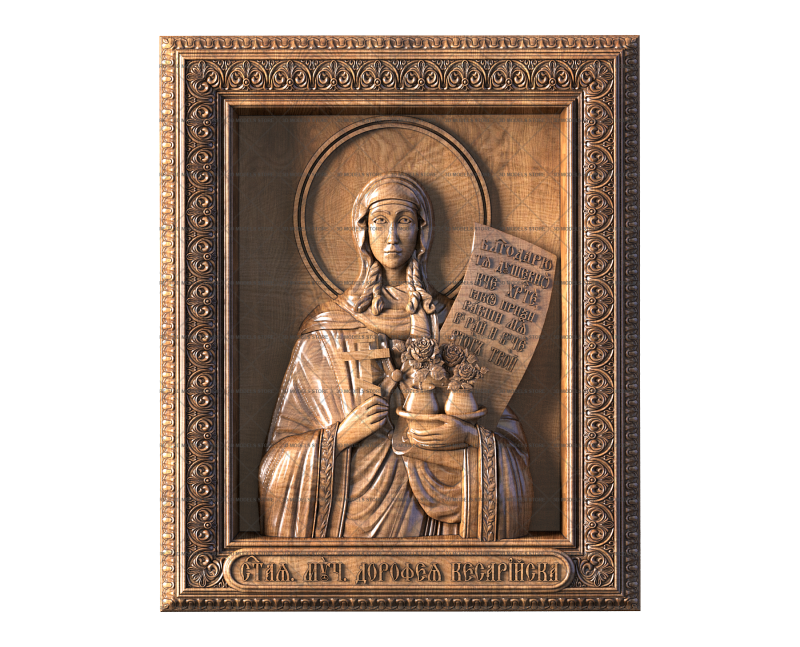 Holy Martyr Dorothea, 3d models (stl)