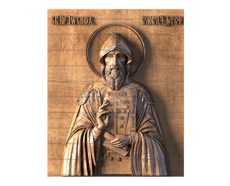 Joseph of Volotsky (Vologda/Volokamsky), 3d models (stl)