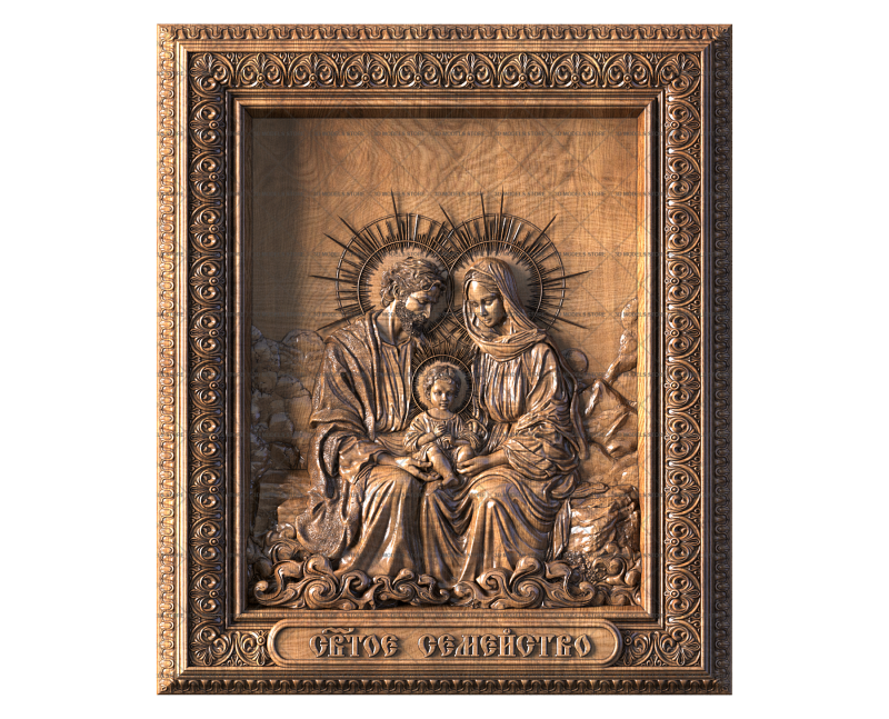 The Holy Family, 3d models (stl)
