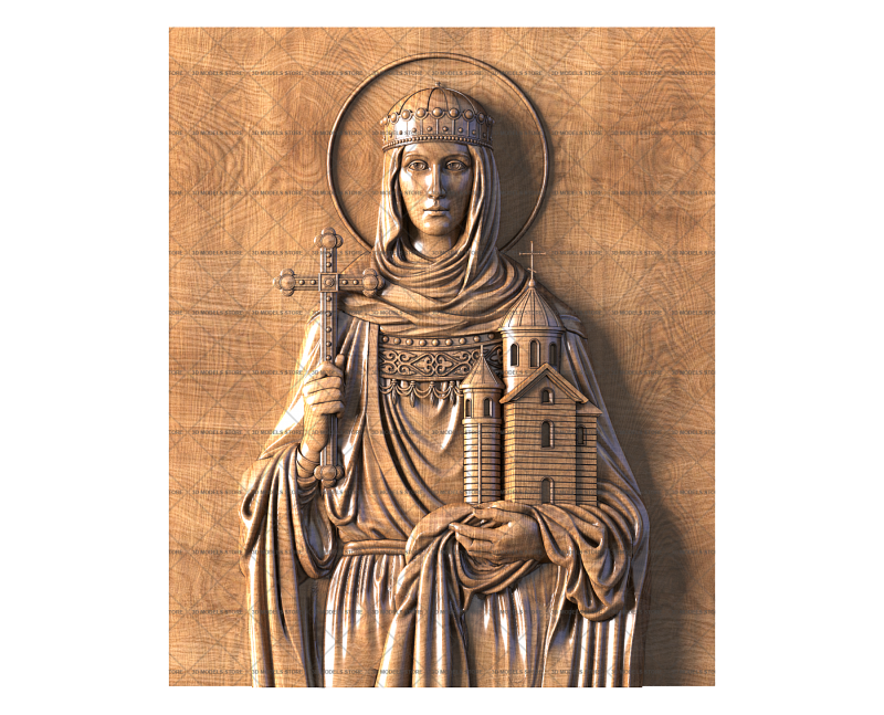 Saint Princess Olga, 3d models (stl)