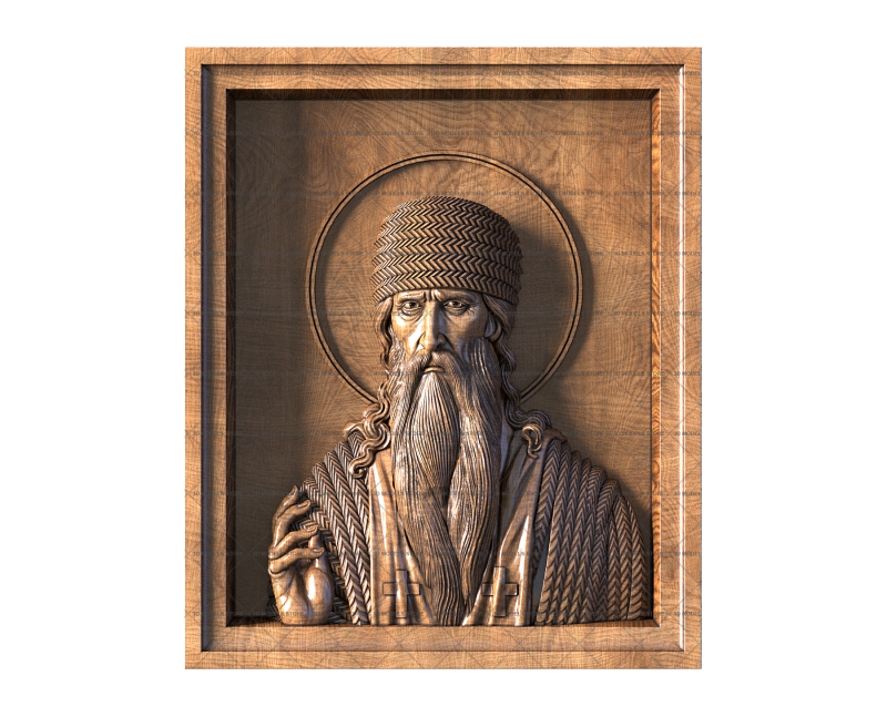 Icon of the Venerable Paul of Thebes, 3d models (stl)