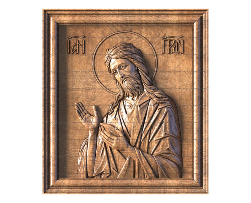 Icons of John the Baptist (the Forerunner), 3d models (stl)