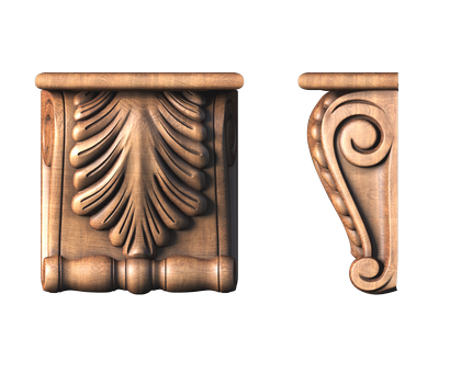 Corbel, 3d models (stl)