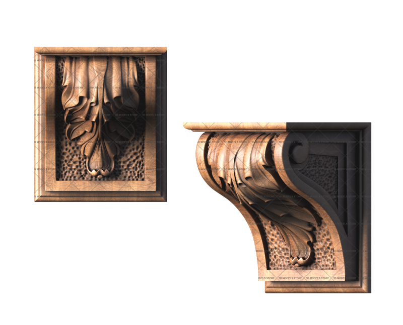 Corbel, 3d models (stl)