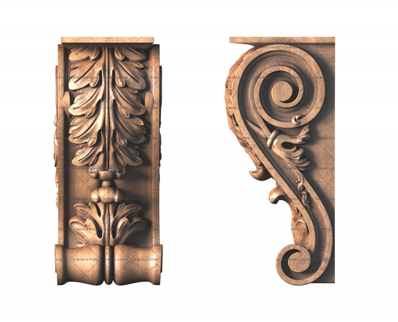 Corbel, 3d models (stl)