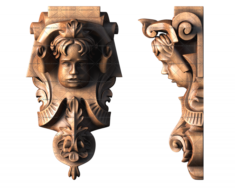 Corbel, 3d models (stl)