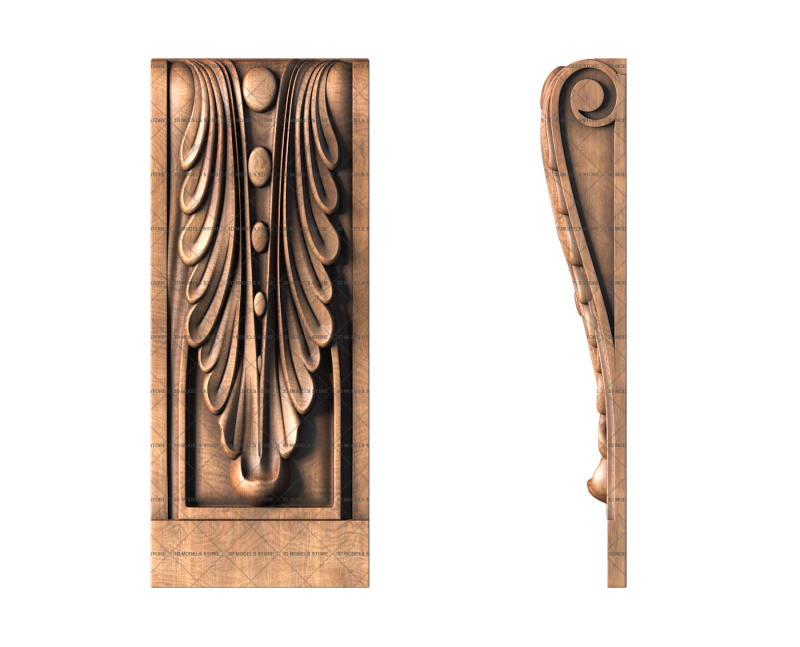 Corbel, 3d models (stl)