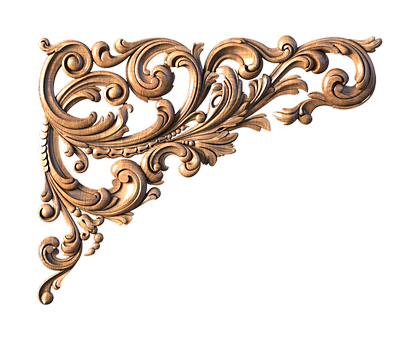 Corner decor, 3d models (stl)