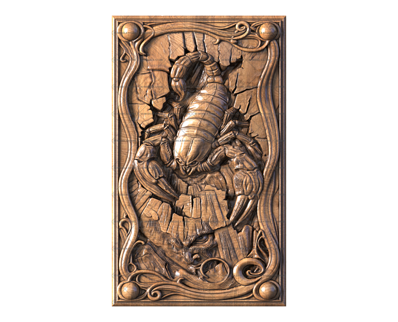 The scorpion, 3d models (stl)