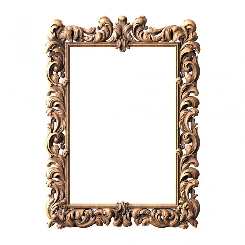 Baroque frame, 3d models (stl)