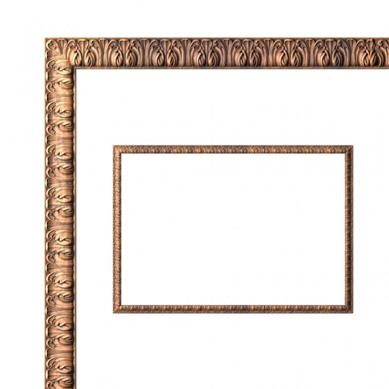 Rectangular frame, 3d models (stl)