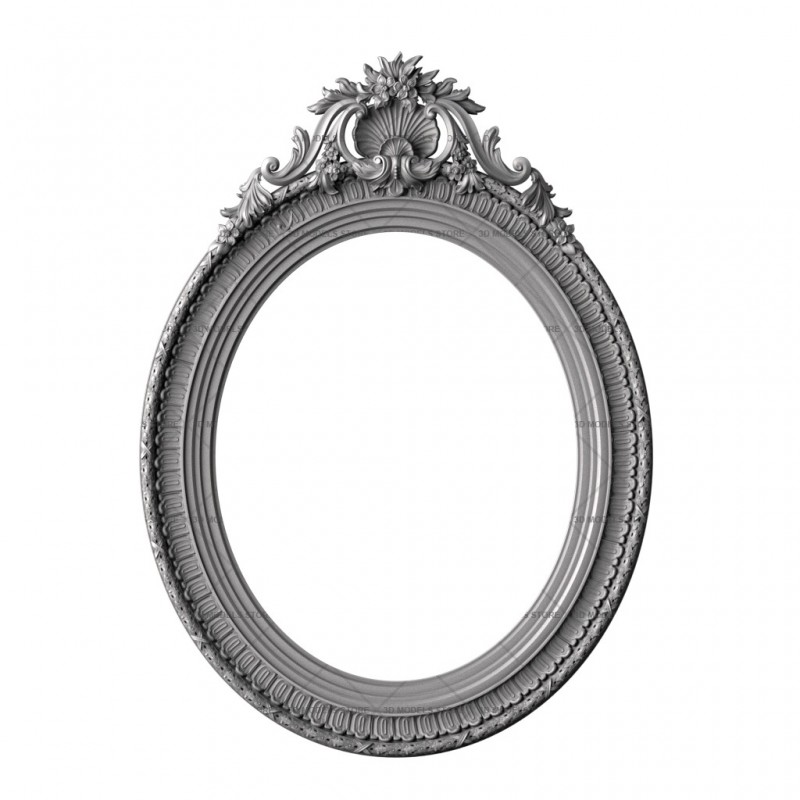 Frame oval, 3d models (stl)