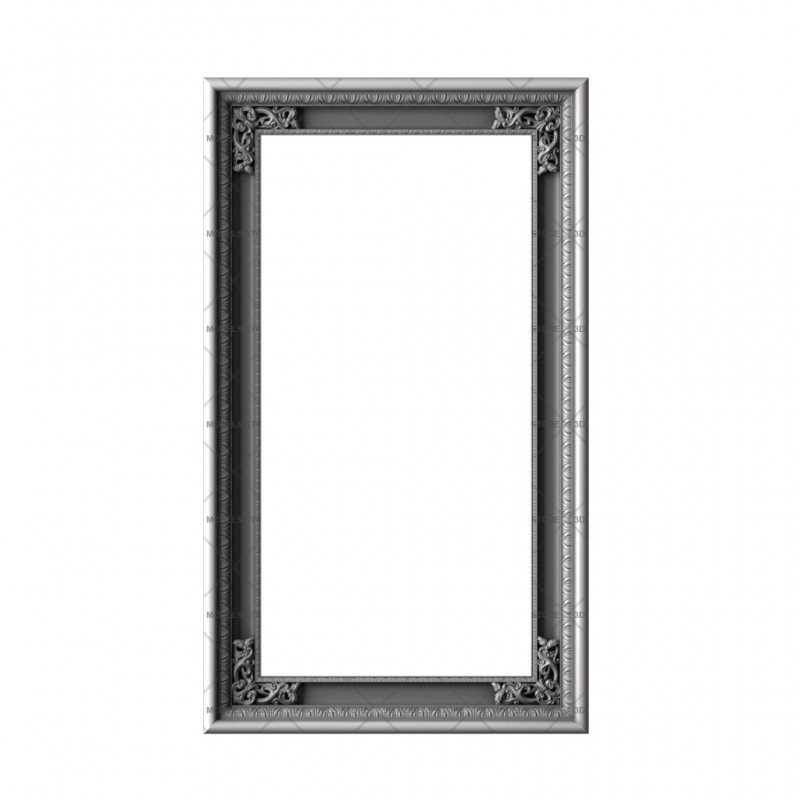 Frame rectangular, 3d models (stl)