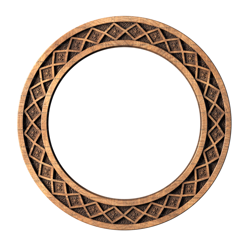 Frame round, 3d models (stl)