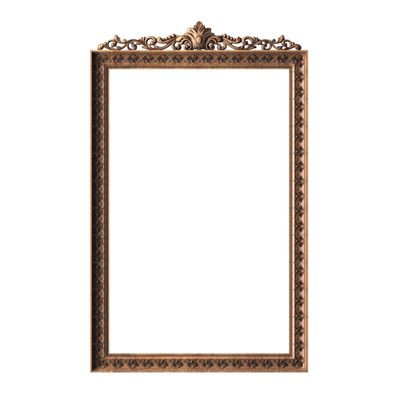 Frame rectangular, 3d models (stl)