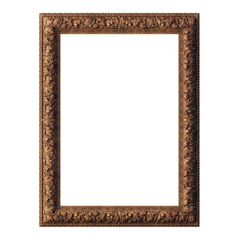 Rectangular frame, 3d models (stl)