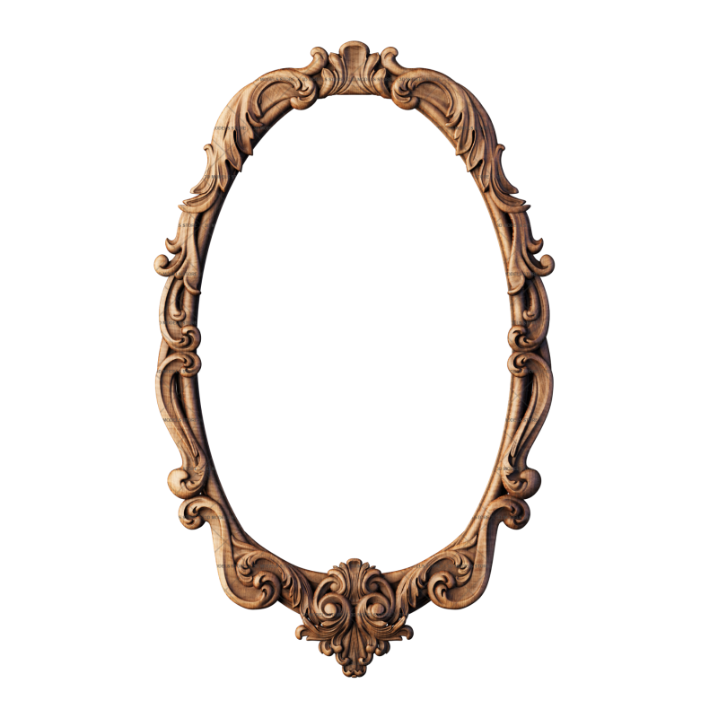 Frame oval, 3d models (stl)