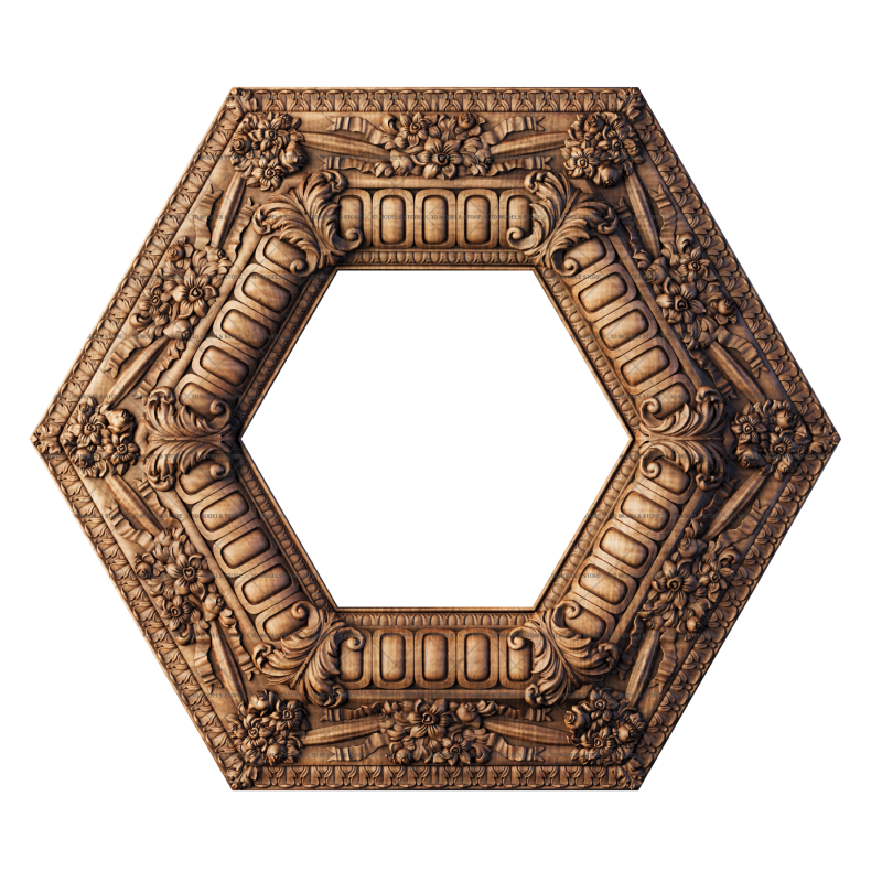 Rhombus frame, 3d models (stl)