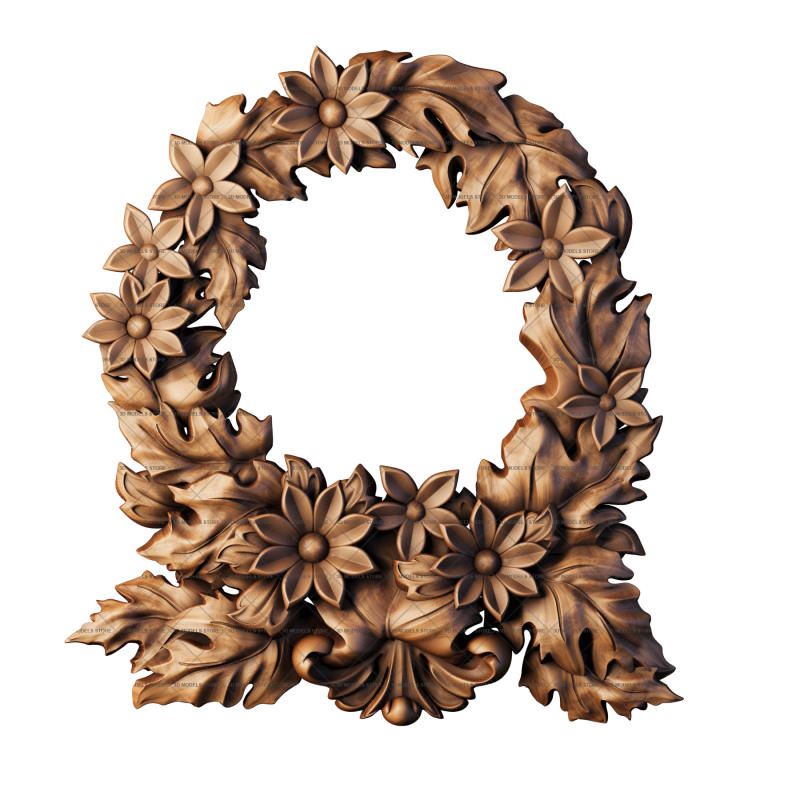 Wreath frame, 3d models (stl)