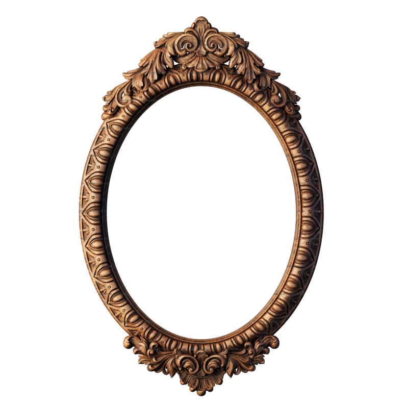 Frame oval, 3d models (stl)