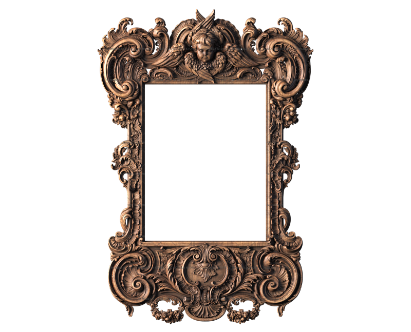 Frame Baroque, 3d models (stl)