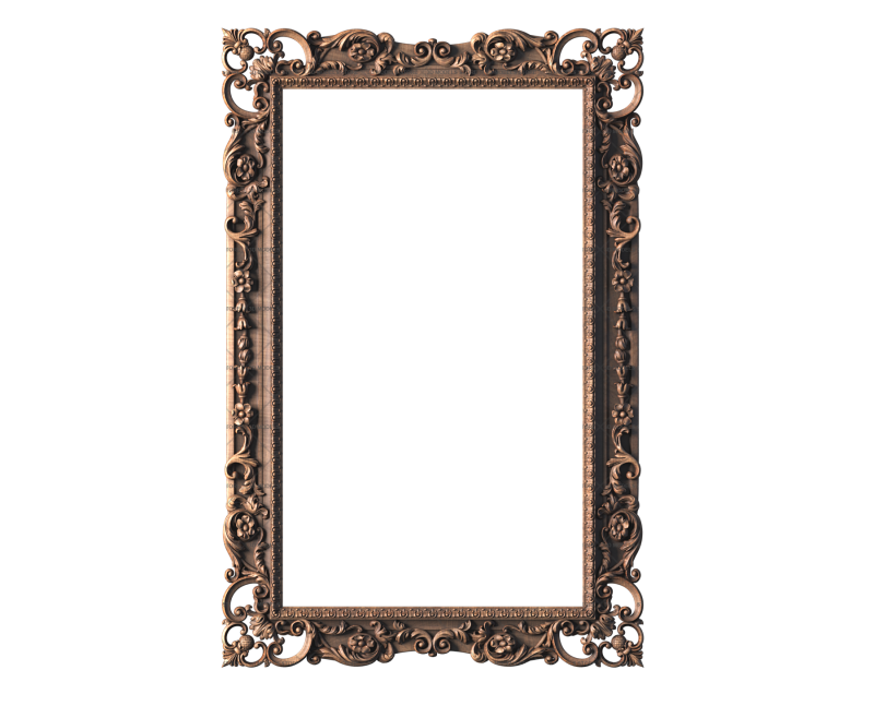 Rectangular frame, 3d models (stl)