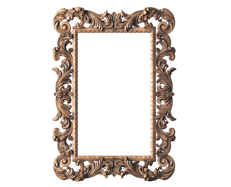 Rectangular frame, 3d models (stl)