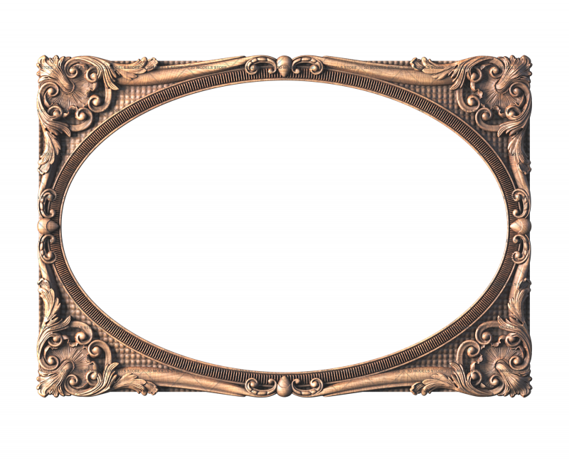 Rectangular frame, 3d models (stl)