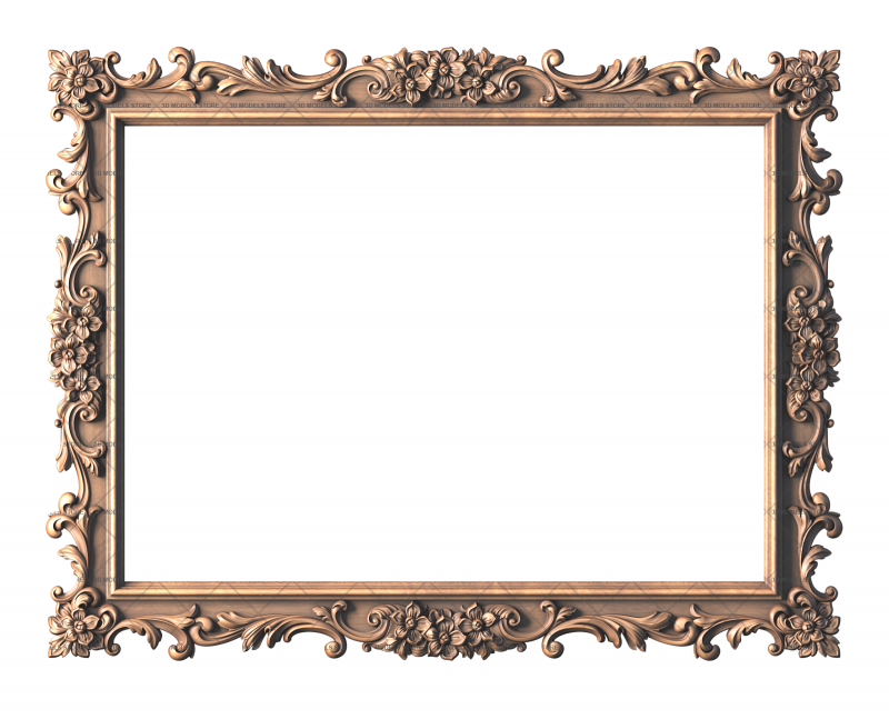 Rectangular frame, 3d models (stl)