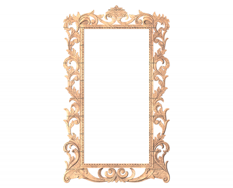 Rectangular frame, 3d models (stl)