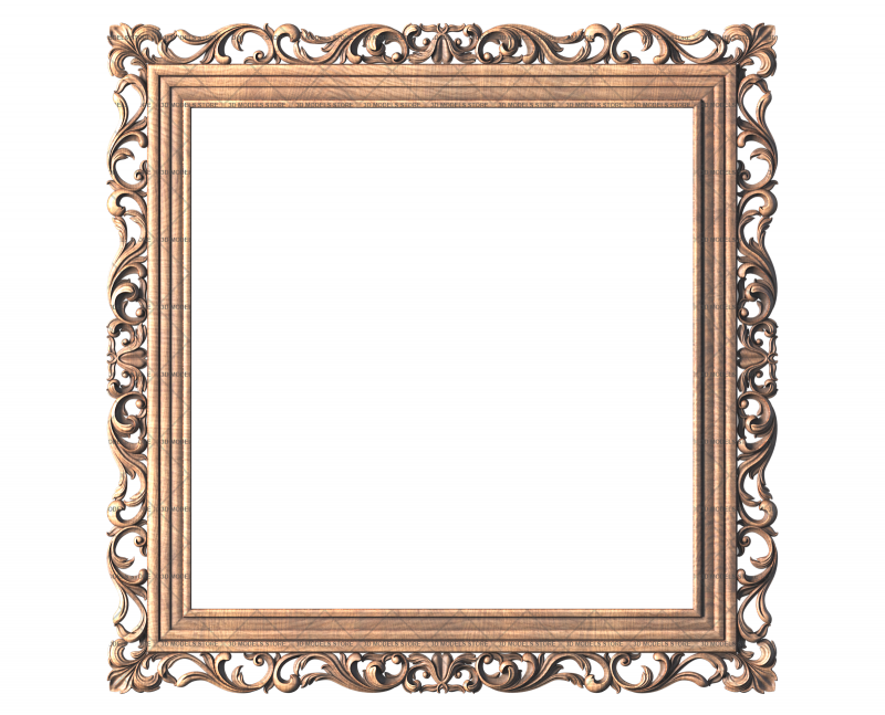 Rectangular frame, 3d models (stl)