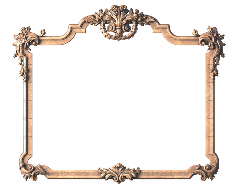 Rectangular frame, 3d models (stl)