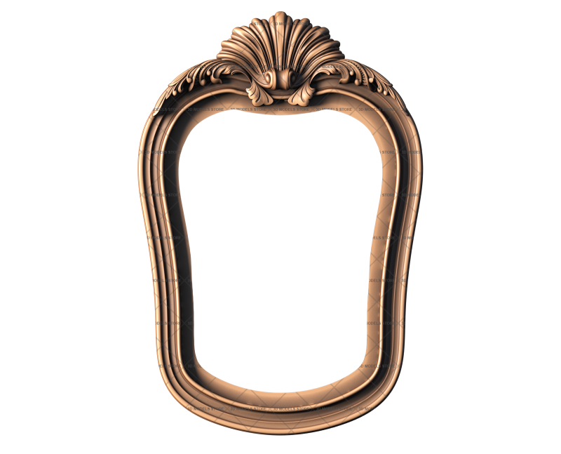 Oval frame, 3d models (stl)