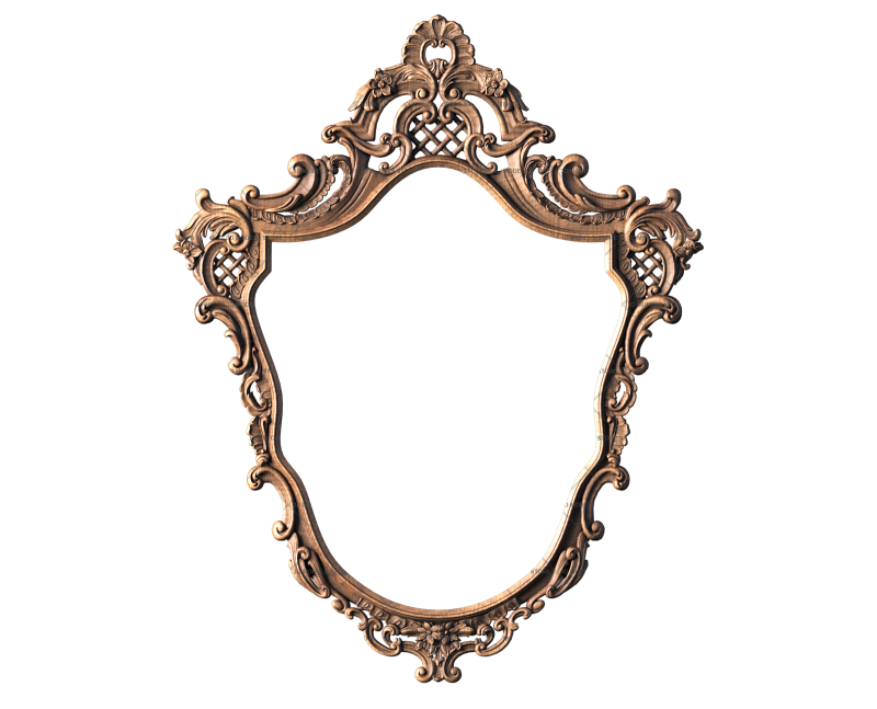 Oval frame, 3d models (stl)