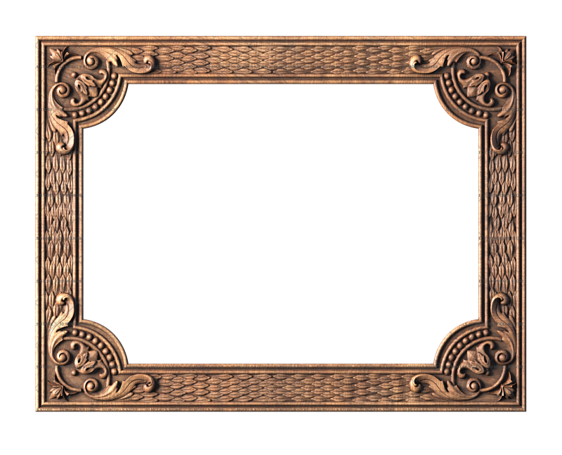 Rectangular frame, 3d models (stl)