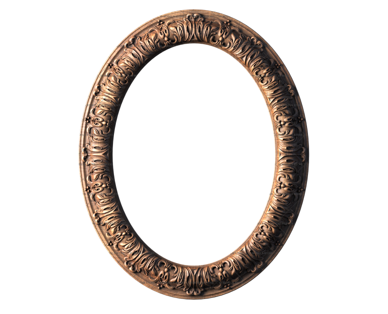 Oval frame, 3d models (stl)