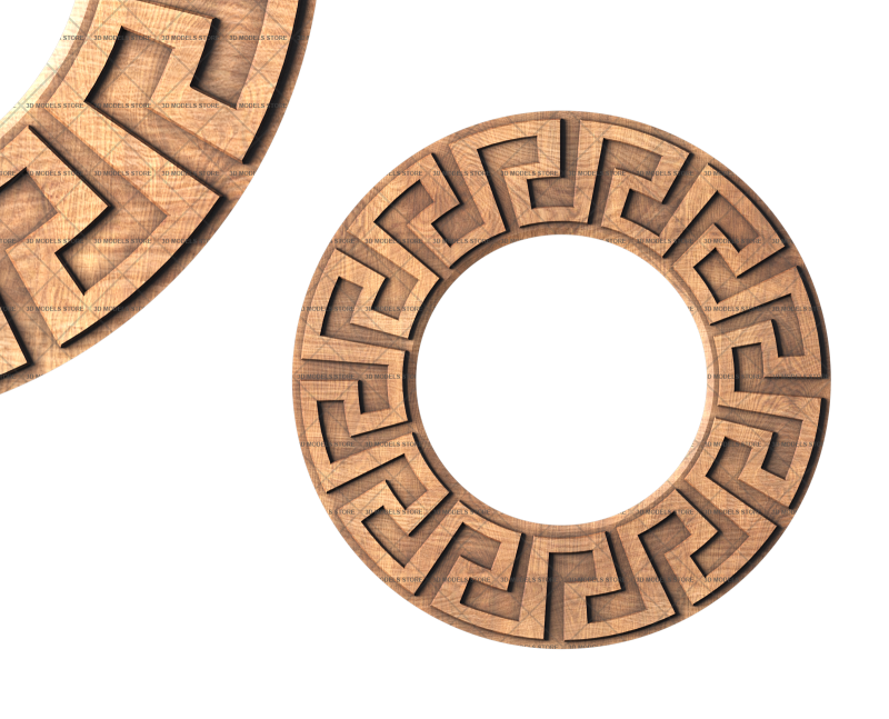 Round frame, 3d models (stl)