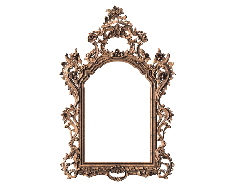 Rectangular frame, 3d models (stl)