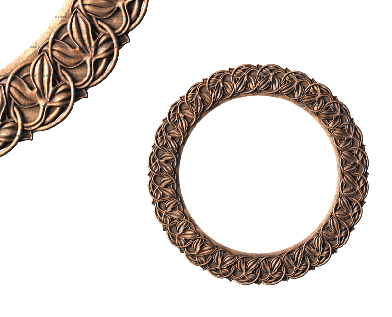 Round frame, 3d models (stl)