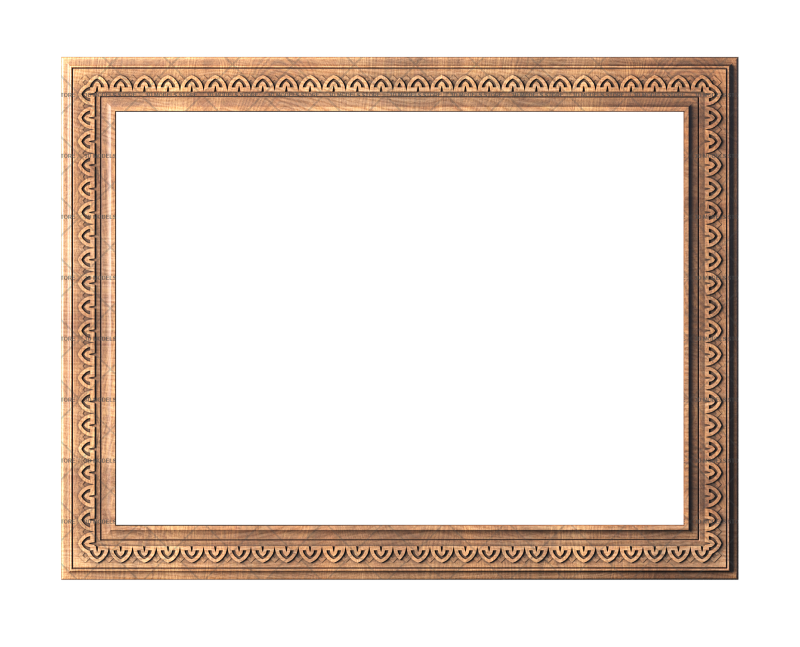 Rectangular frame, 3d models (stl)