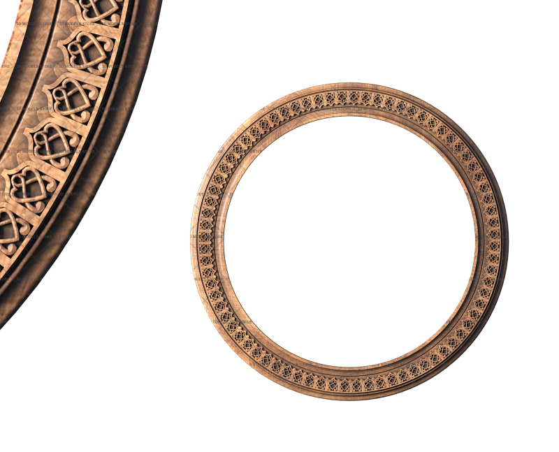 Round frame, 3d models (stl)