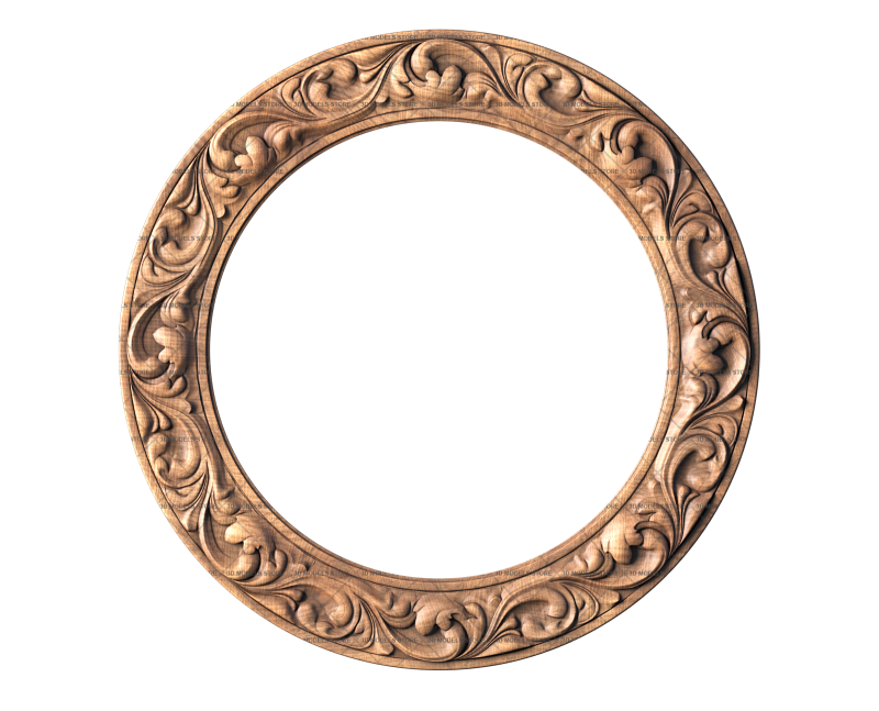 Round frame, 3d models (stl)