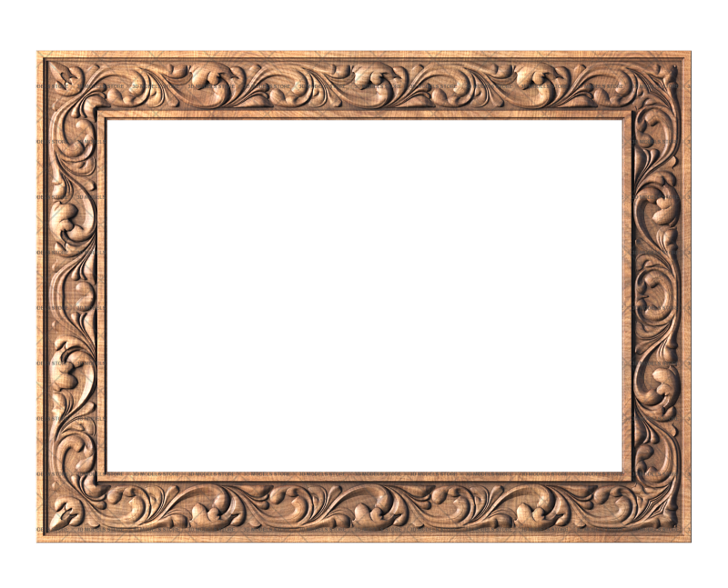 Rectangular frame, 3d models (stl)