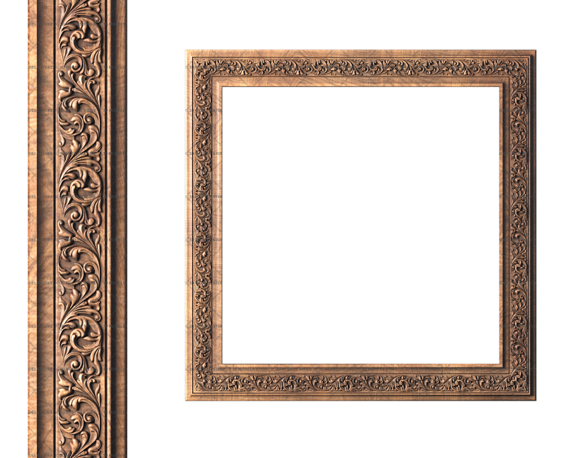 Square frame, 3d models (stl)