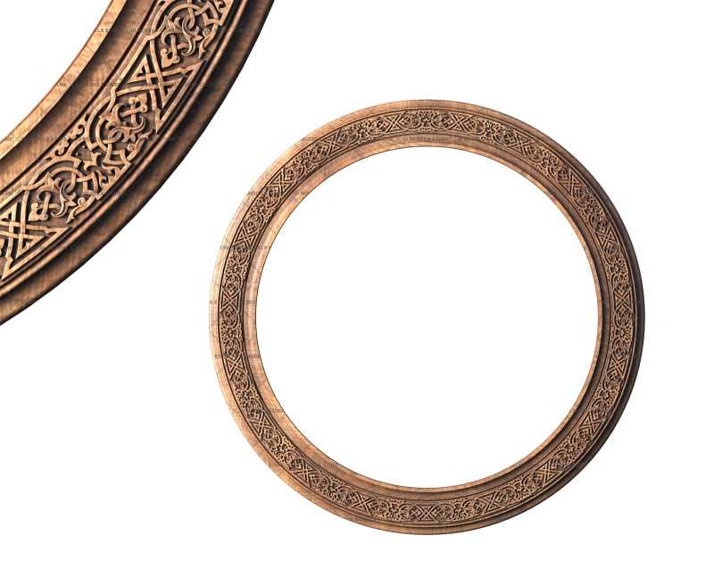 Round frame, 3d models (stl)