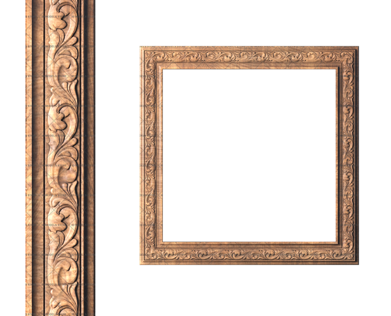 Square frame, 3d models (stl)