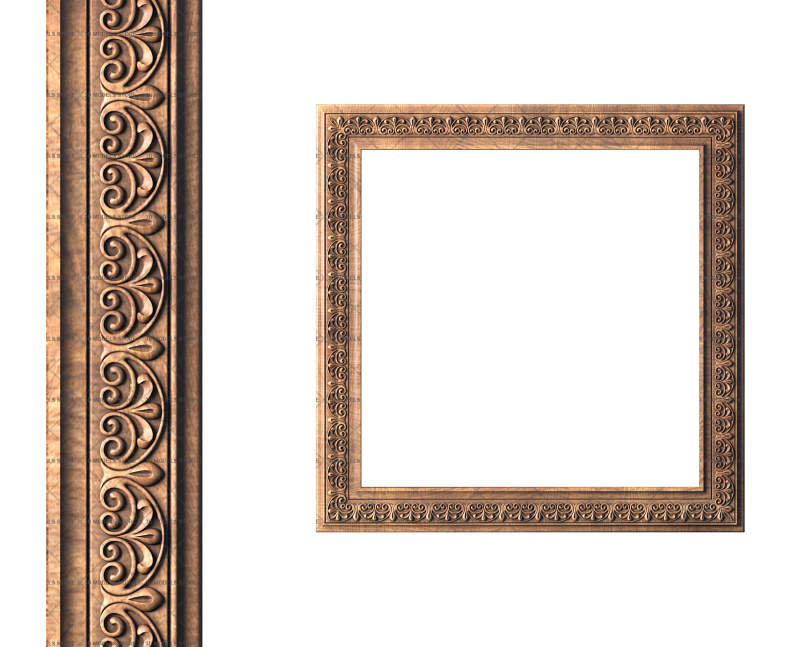 Square frame, 3d models (stl)