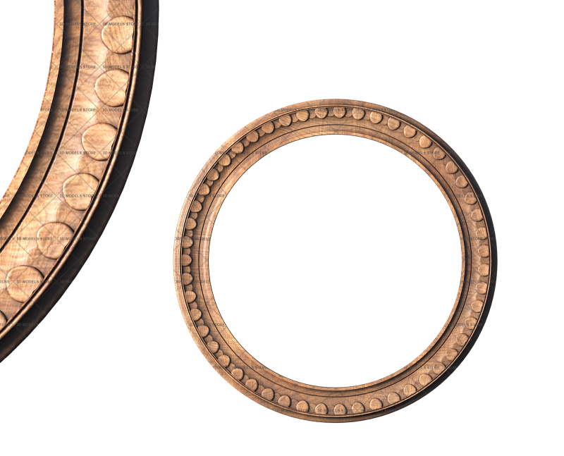 Round frame, 3d models (stl)