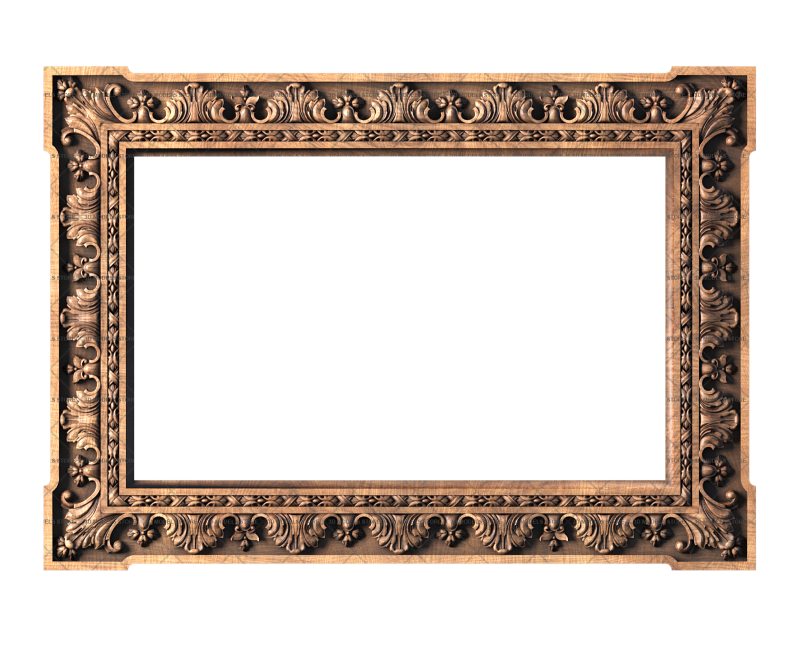 Rectangular frame, 3d models (stl)